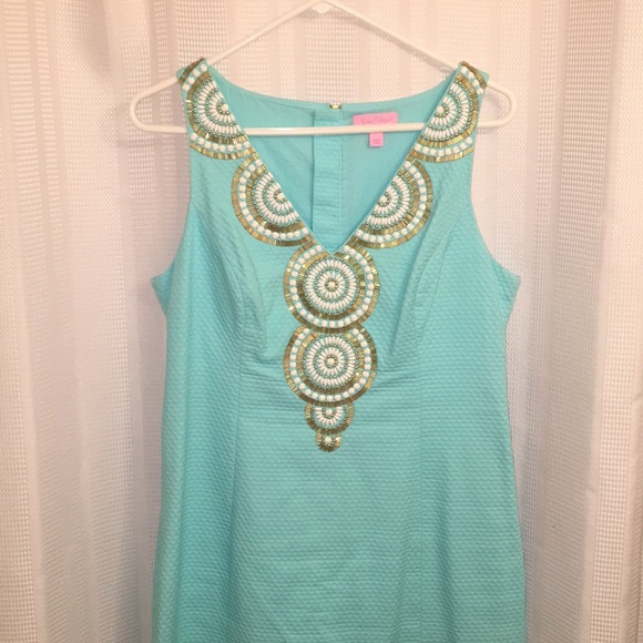 Lilly Pulitzer Dresses & Skirts - Blue Lilly Pulitzer Shift Cocktail Dress